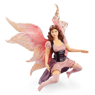 Фея, летящая на сверкающей сове 'Schleich' 2