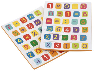 Касса цифр с игровыми полями. Счёт  2