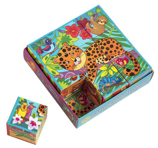 Умные кубики в поддончике. Пятнистый леопард 2