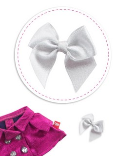 Плащ сливовый блестящий для Зайки Ми 23 см, артикул SidM-325 3