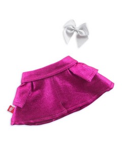 Плащ сливовый блестящий для Зайки Ми 23 см, артикул SidM-325 4