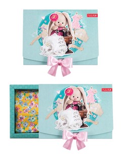 Комбинезон с белым воротником для Зайки Ми 23 см, артикул SidM-382 4