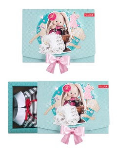 Платье в полоску для Зайки Ми 25 см, артикул StS-315 4