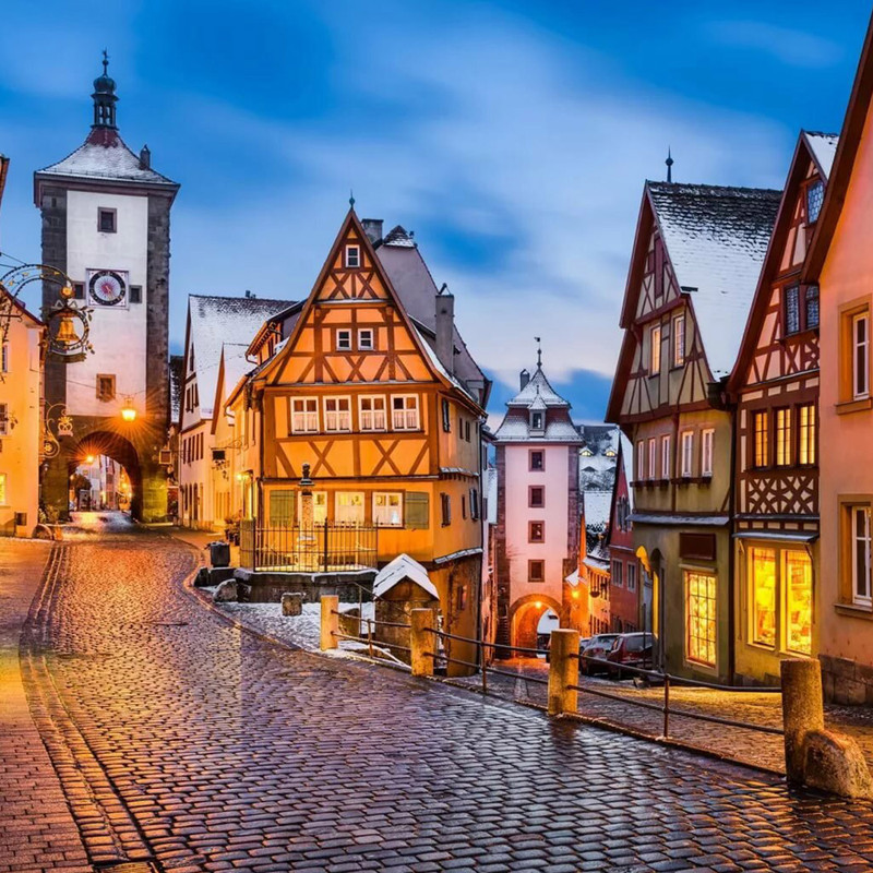 Картина мозаикой 'Ротенбург. Германия' (27 цветов) 31х31 см Molly