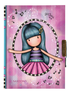 Блокнот с замком Santoro Melodies - Dancing Among the Stars 1