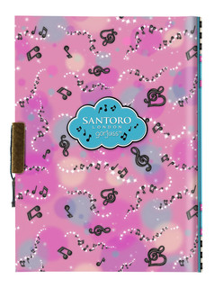 Блокнот с замком Santoro Melodies - Dancing Among the Stars 4
