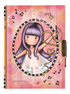 Блокнот с замком Santoro Melodies - Little Dancer 1