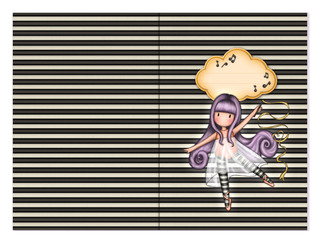 Блокнот с замком Santoro Melodies - Little Dancer 3