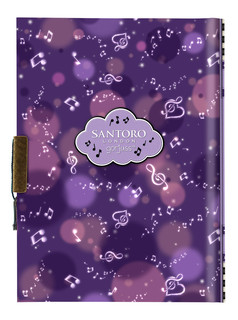 Блокнот с замком Santoro Melodies - The Duet 2