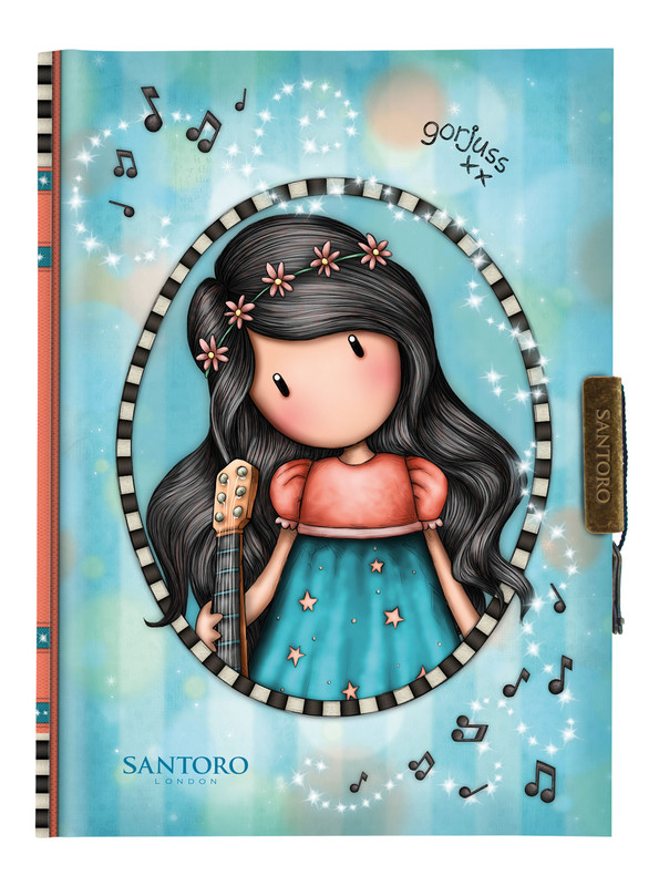 Блокнот с замком Santoro Melodies - This One's For You