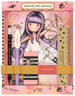 Канцелярский набор с блокнотом Santoro Melodies - Little Dancer 1