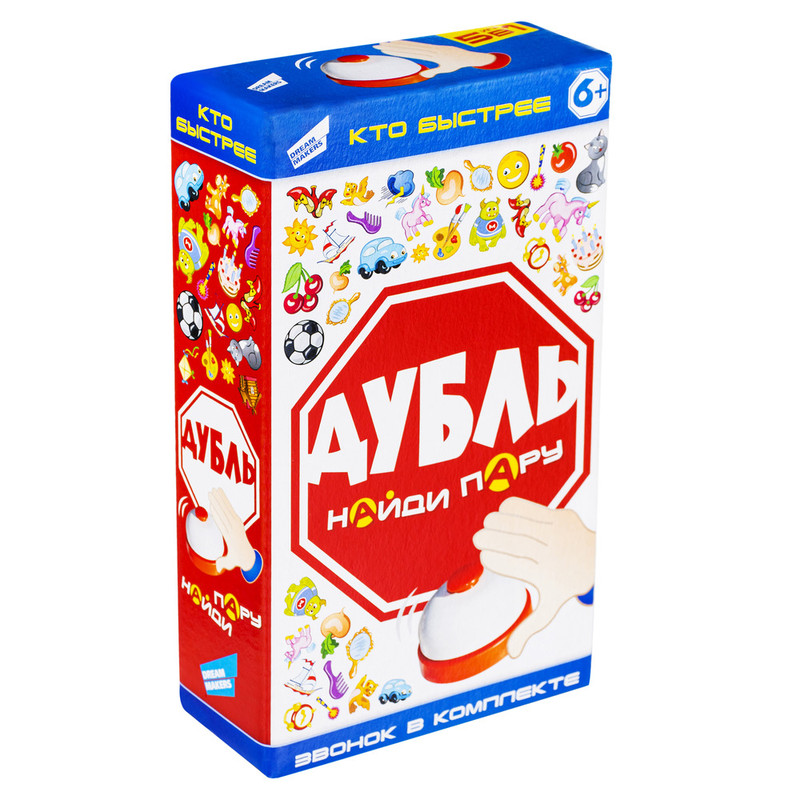 Игра детская настольная 'Дубль. Кто быстрее' Dream makers