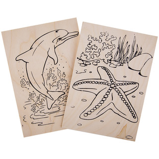 Набор для выжигания 'Лавка Чудес. Морские обитатели' 2