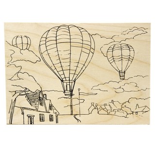 Набор для выжигания с прибором 'Воздухоплаватели' Фабрика фантазий 2