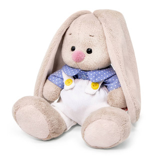 Зайка Ми в белом комбинезоне, 15 см, артикул SidX-440 2