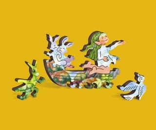 Пазл деревянный 'Мелодия весны' 100 деталей 5