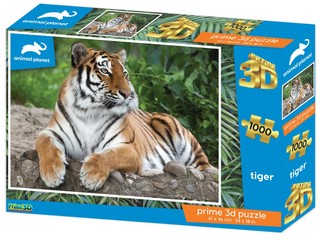 Пазл 3D "Тигр", 1000 элементов, Prime 3D арт.16103