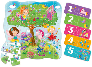 Пазл 2в1 'Феи и единороги' Roter Kafer, RK1140-02 2