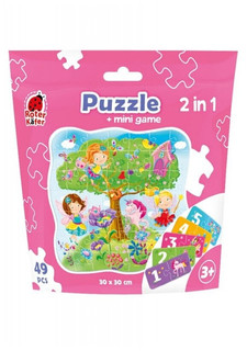 Пазл 2в1 'Феи и единороги' Roter Kafer, RK1140-02 6