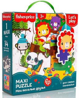 Пазлы Maxi Puzzle Fisher-Price 'Мои веселые друзья' Vladi Toys