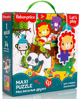 Пазлы Maxi Puzzle Fisher-Price 'Мои веселые друзья' Vladi Toys 1