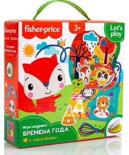 Игра-шнуровка Fisher-Price 'Времена года', с липучками Vladi Toys 1