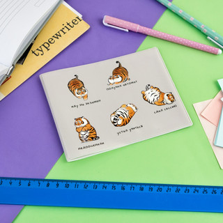 Обложка на зачетную книжку 'Тигры', артикул KW067-000239 4