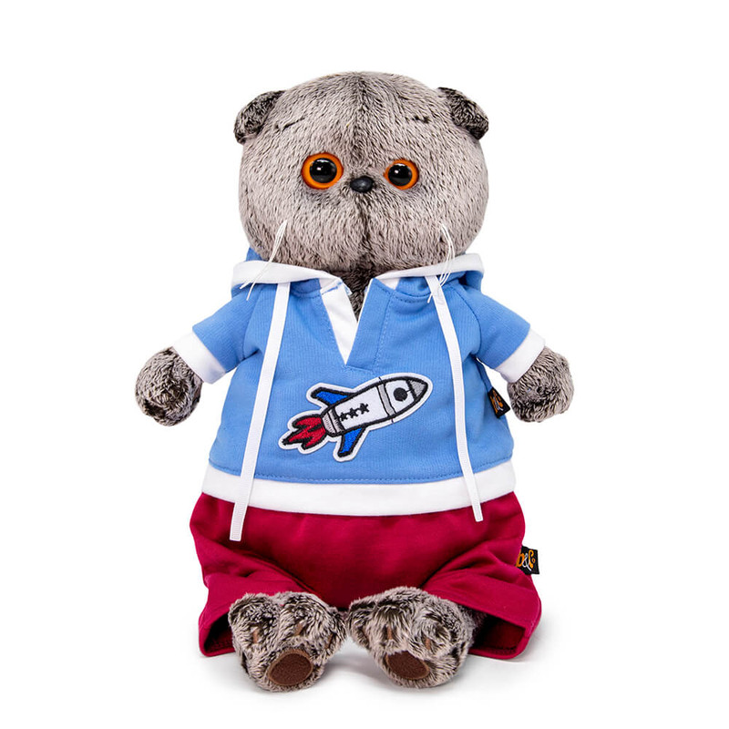 Басик в футболке с ракетой, 19 см, артикул Ks19-179