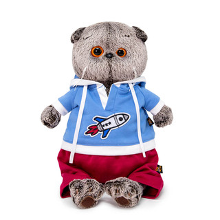 Басик в футболке с ракетой, 22 см, артикул Ks22-179