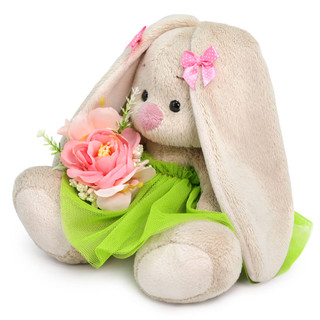 Зайка Ми с летним букетом, 15 см, артикул SidX-455 2