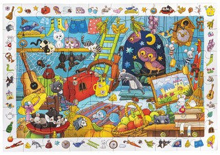 IQ Пазл 'Зверюшки в избушке' 60 элементов 2