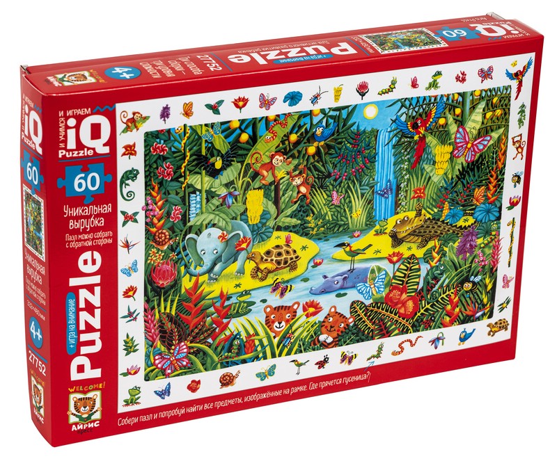 IQ Пазл 'Яркие джунгли' 60 элементов