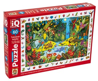 IQ Пазл 'Яркие джунгли' 60 элементов 1