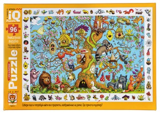 IQ Пазл 'Кто в домике живет?' 96 элементов 1