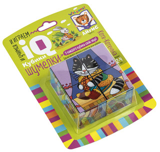 Котя-Котенька. IQ кубики шумелки