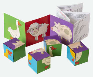 IQ Кубики: Шумелки 'Моя Бурёнушка', 4 шт. 2