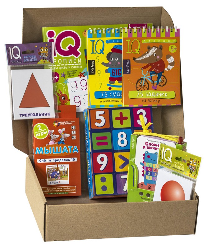 Посылка. Базовый комплект IQ-игр для освоения навыков счёта