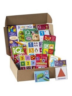 Посылка. Большой комплект IQ-игр для знакомства с цифрами и ф...