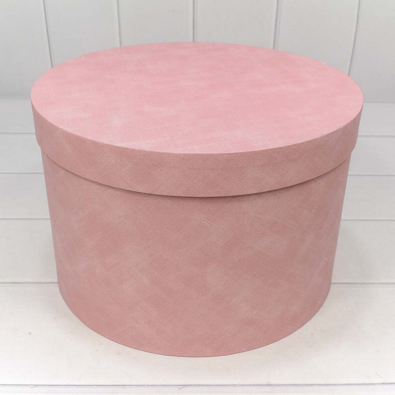 Коробка-цилиндр 'Текстура' 32х21 см