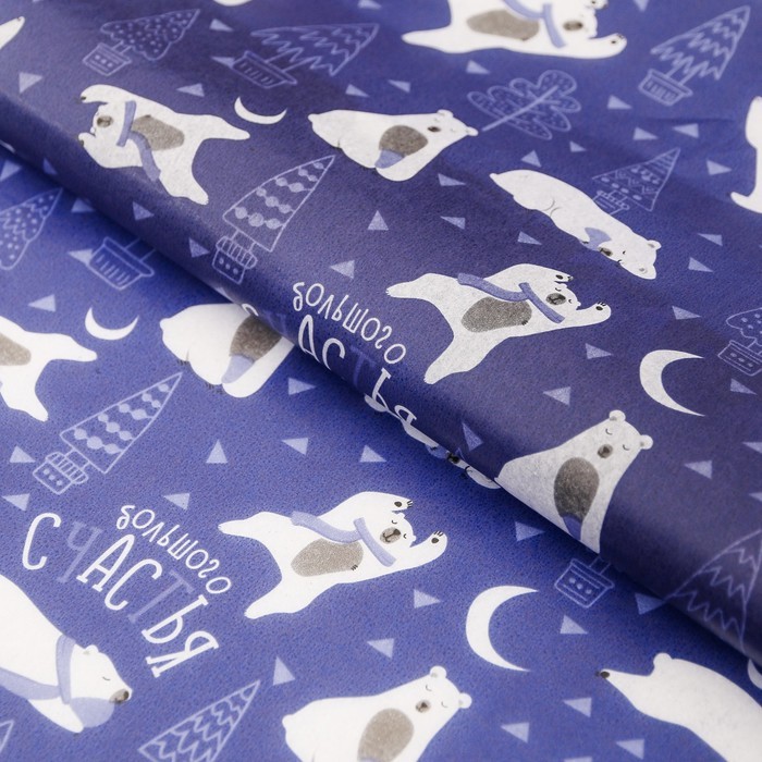 Бумага упаковочная тишью 