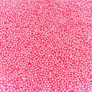 Наполнитель пенопластовый 'Цветные шарики' розовый 50 г
