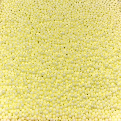 Наполнитель пенопластовый 'Цветные шарики' желтый 50 г