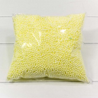 Наполнитель пенопластовый 'Цветные шарики' желтый 50 г 2