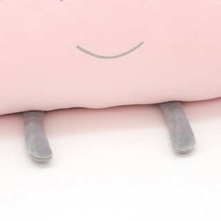 Подушка-игрушка 'Облачко' 50х30 см, розовый с серым, Orange Toys 9