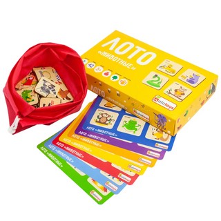 Лото 'Животные' Alatoys