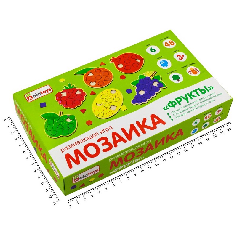 Мозаика-вкладыш 'Фрукты' ALATOYS