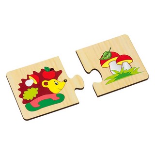 Набор пазлов 'Кто что ест?', 20 деталей, ALATOYS 4