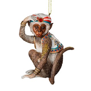 Украшение Обезьяна в чалме, 9 см, полирезина. ErichKrauseR Decor
