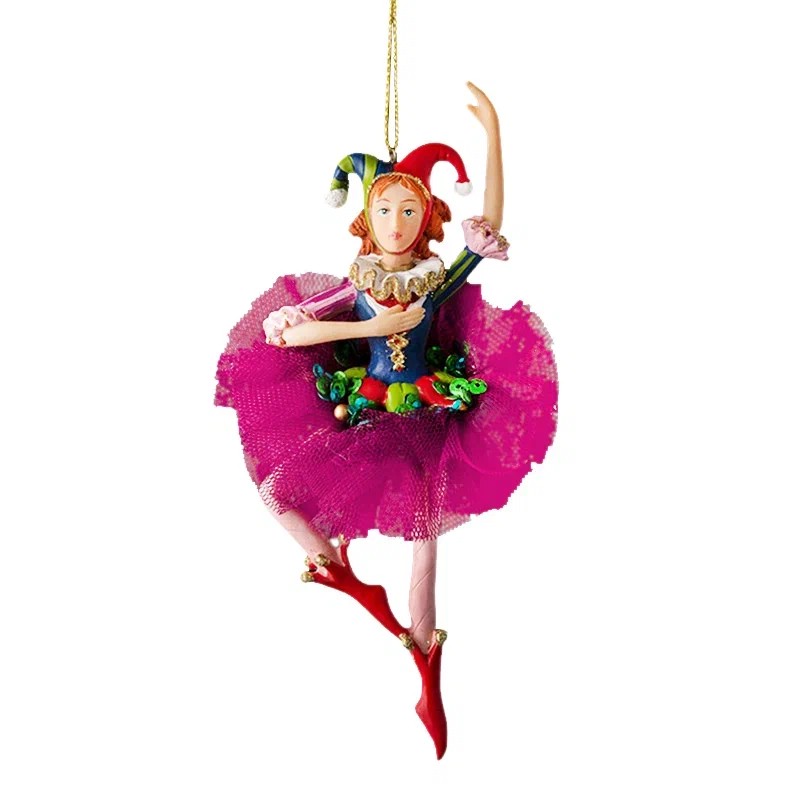 Украшение Фея карнавала, 15 см, полирезина. ErichKrauseR Decor