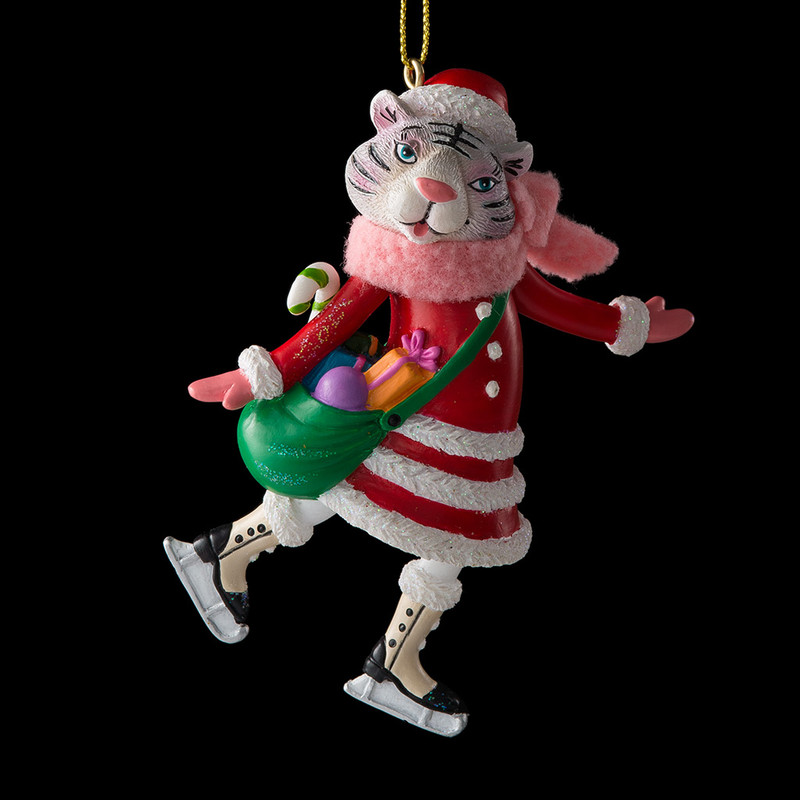 Украшение ErichKrauseR Decor Тигрица на катке 10см